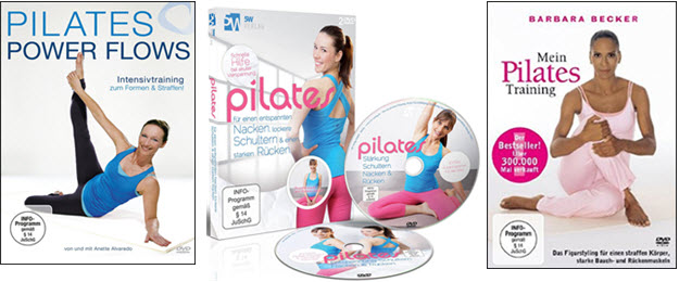 Pilates Übungen Video DVDs für Anfänger & Fortgeschrittene mit guten Test-Erfahrungsberichten