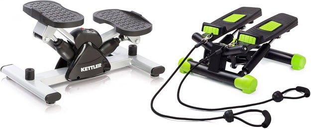 Side Stepper von Kettler und Fitkraft mit Trainingsbändern & Computer