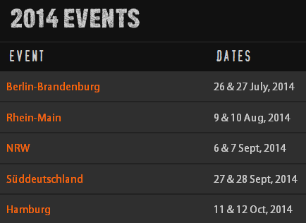 Tough Mudder Deutschland Termine