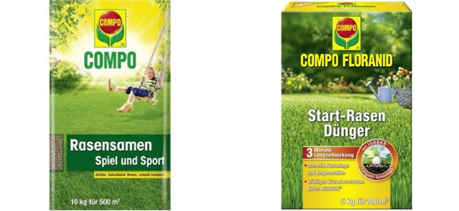 Compo Rasensamen & Dünger