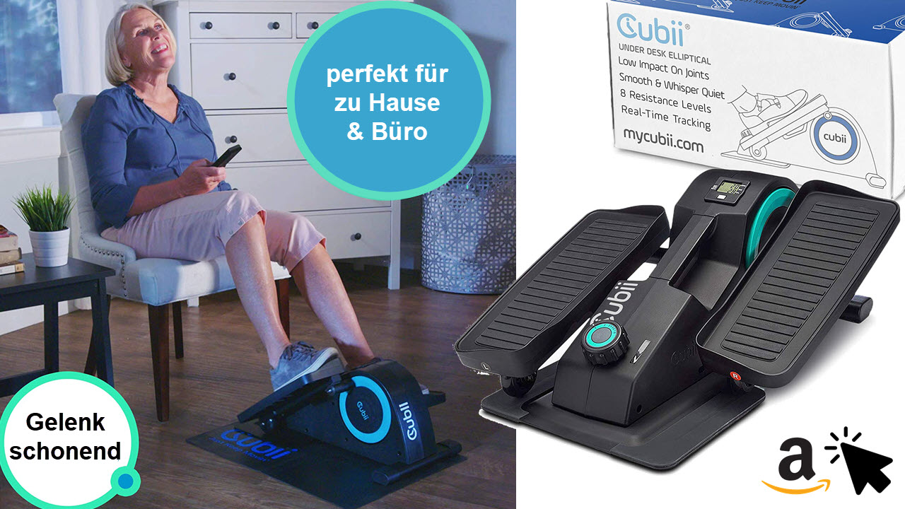 Cubii Jr Tisch Ellipsentrainer Bewegungstrainer Beintrainer