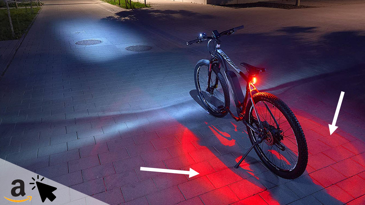 FISCHER LED-Akku Beleuchtungsset mit 360° Bodenleuchte für mehr Sichtbarkeit