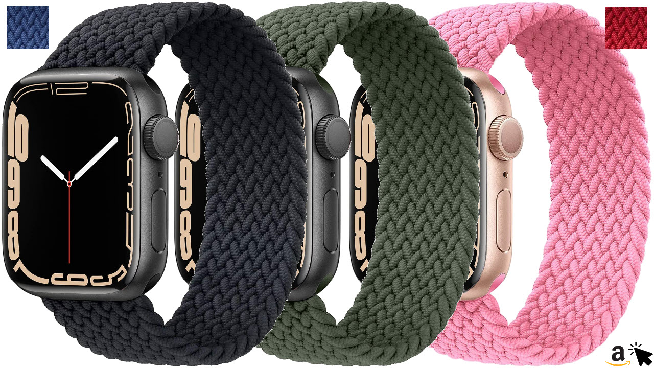 Fengyiyuda Apple Watch Sport Armband Nylon geflochten elastisch