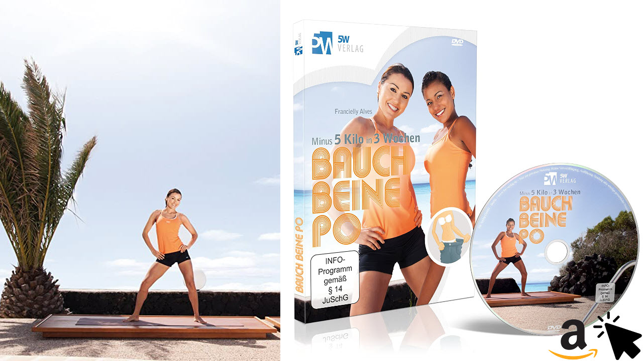 Fitness DVD für Frauen - Bauch Beine Po - Minus 5 Kilo in 3 Wochen