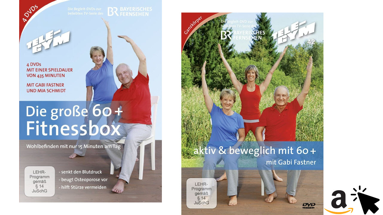Fitness DVDs für Senioren - TELE-GYM Die große 60+ Fitnessbox