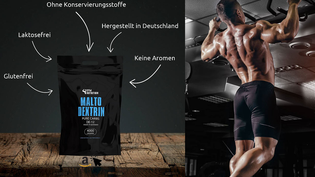 GYM-NUTRITION Hardcore Malto-dextrin - Feines Kohlenhydrate Pulver