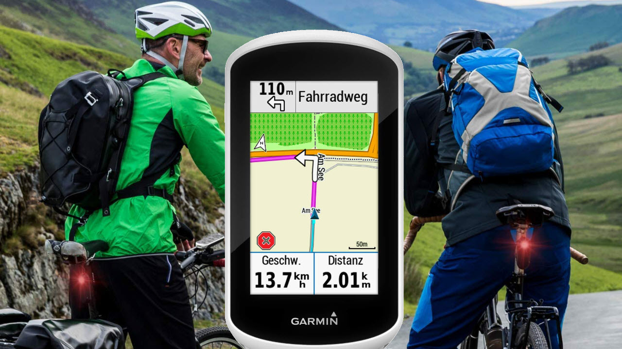 Garmin Edge Explore GPS-Fahrrad-Navi mit Europakarte Navigationsfunktionen Touchscreen