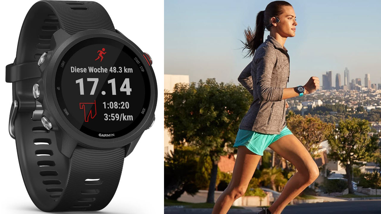 Garmin Forerunner 245 GPS-Laufuhr mit individuellen Trainingsplänen, speziellen Lauffunktionen und detaillierter Trainingsanalyse