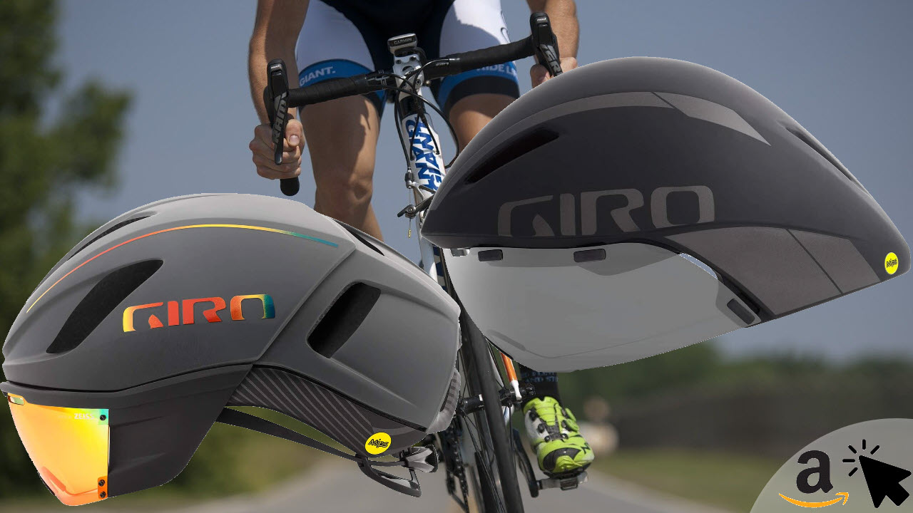 Giro Vanquish & Aerohead MIPS Rennradhelm mit Visier-Brille