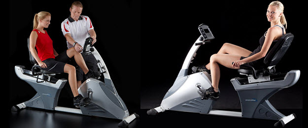 Skandika Liegeergometer Recumbentbike Liegefahrrad-Ergometer