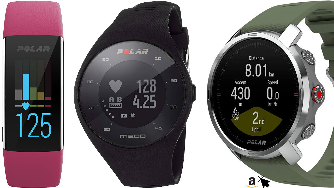 Polar Pulsuhren - A370 Fitness Tracker - Pulsuhr M200 - Grit X Outdoor-GPS-Uhr