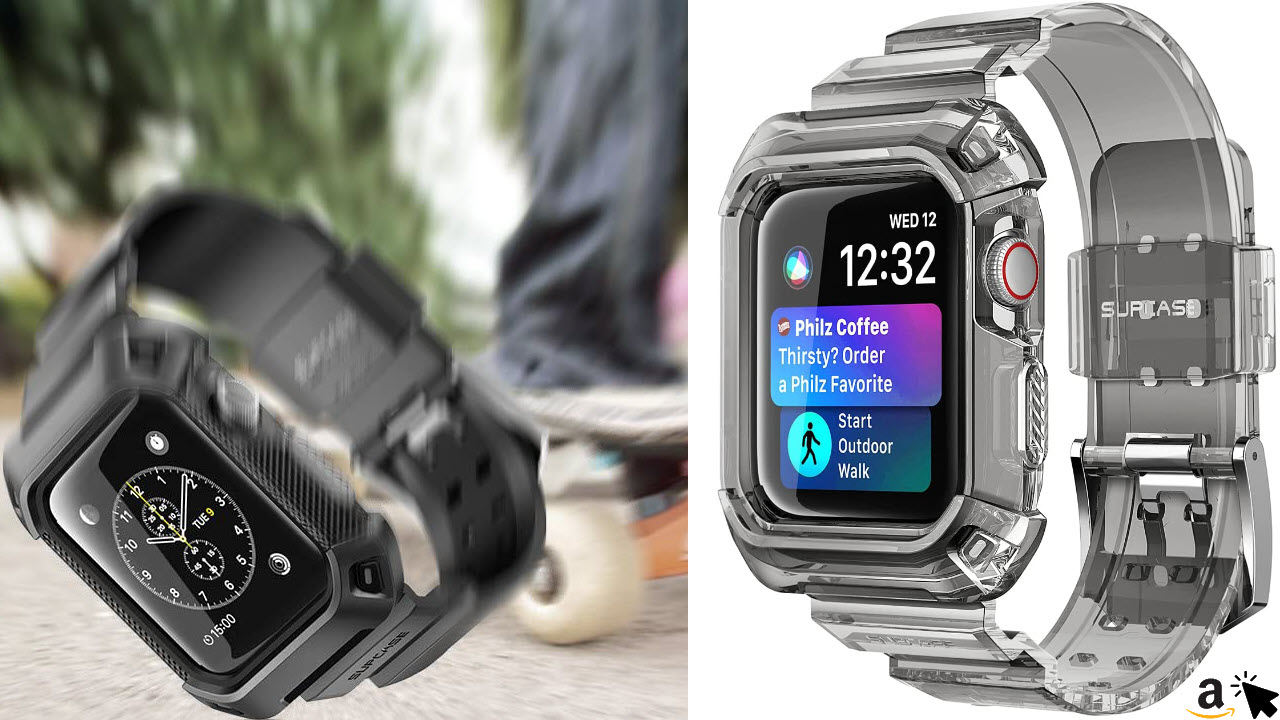 SUPCASE für Apple Watch Sport Outdoor Armband & Robuste Schutzhülle Set