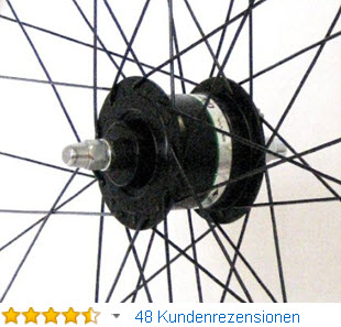 Vorderrad Shimano NabenDynamo DH3N20 schwarz