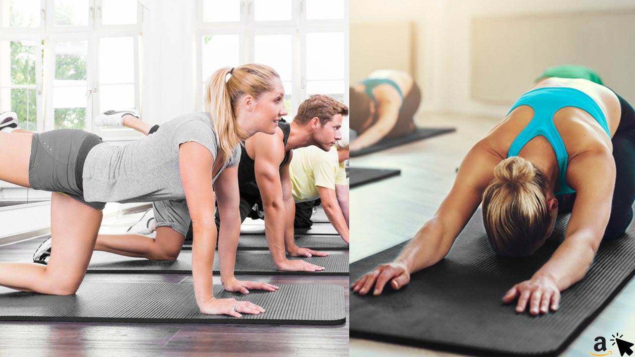 Sportastisch Gymnastikmatte Gym Mat Pro Yogamatte Fitnessmatte rutschfest NBR, Dicke Pilates Matte für Sport Fitness zuhause 183 x 60 x 1,5cm