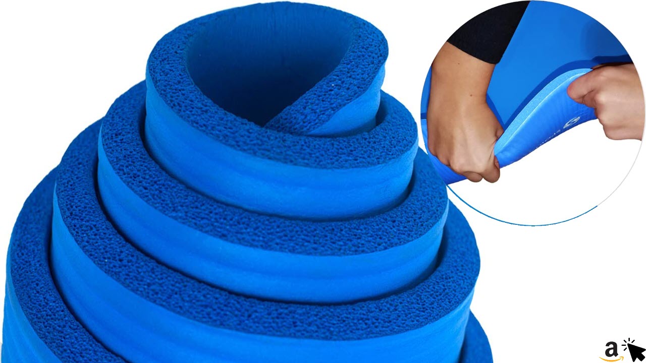 Sportastisch Gymnastikmatte Gym Mat Pro. dicke FitnessMatte für Sport Fitness zuhause 183 x 60 x 1,5cm