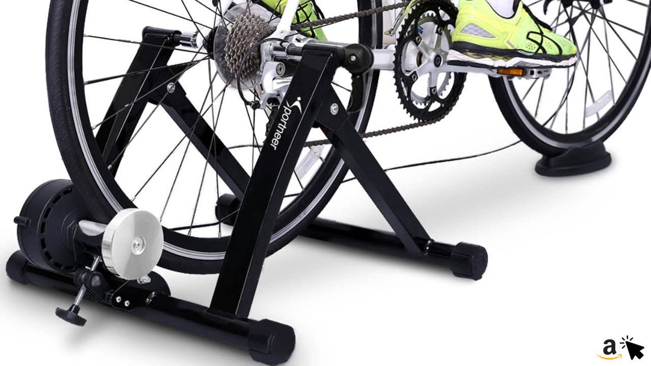 Sportneer Fahrradtrainer Fahrrad Rollentrainer mit Magnetwiderstand