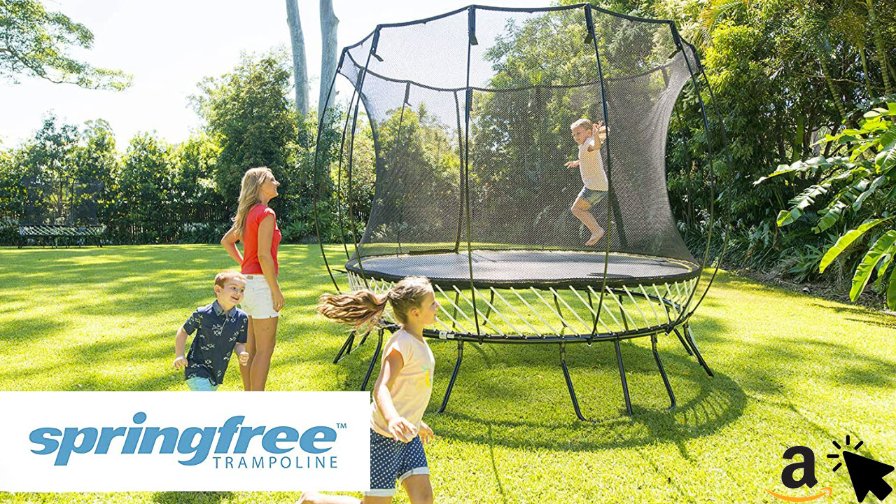 Springfree Outdoor Trampolin R79 - Sehr Sicher für Kinder