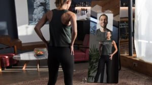 VAHA Digitale Smart Fitness Spiegel - Online Fitness Coach Zuhause