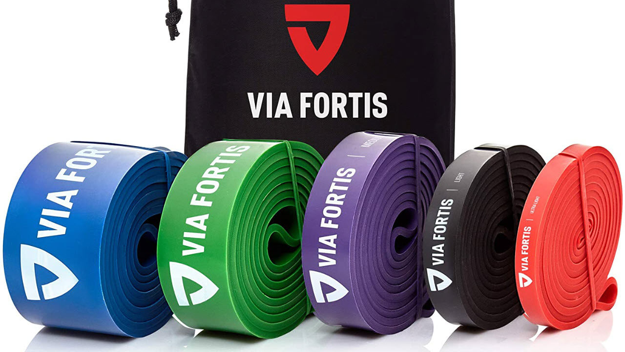 VIA FORTIS Fitnessbänder Widerstandsbänder Set - Deuserband Alternative