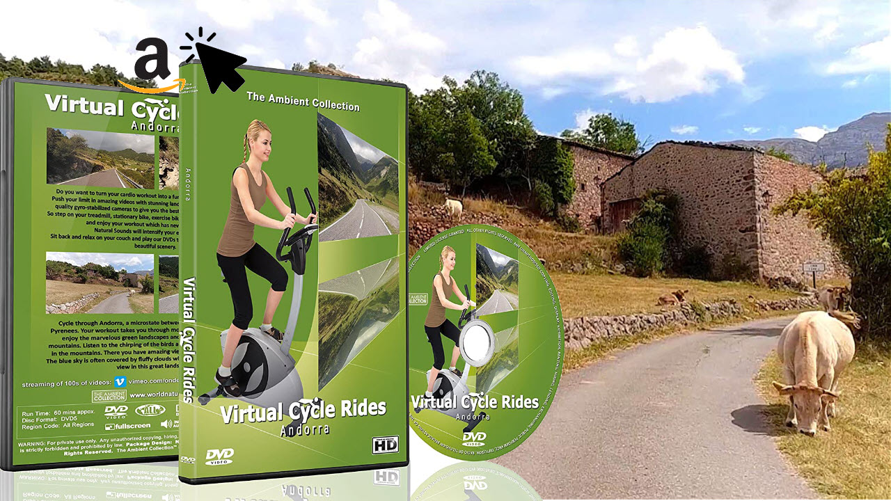 Virtuelle Fahrradtouren DVD - Andorra - für Indoor Radfahren