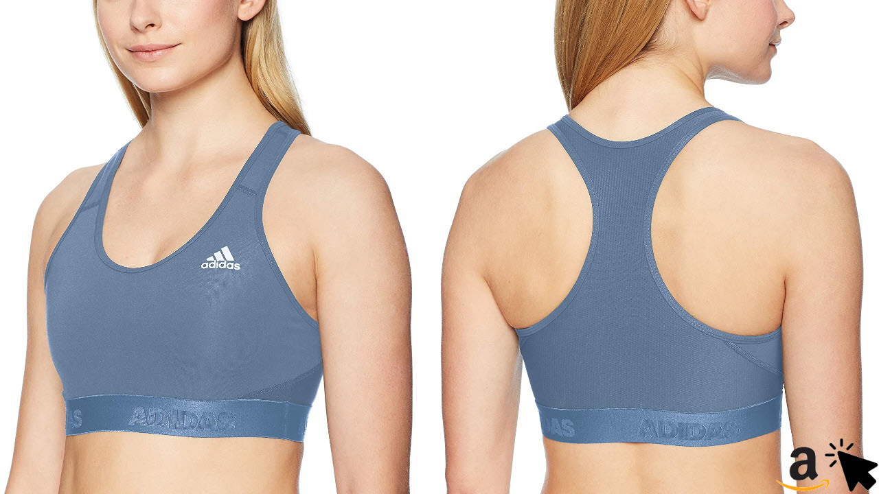 adidas Damen Sport BH ohne Verschluss und Bügel