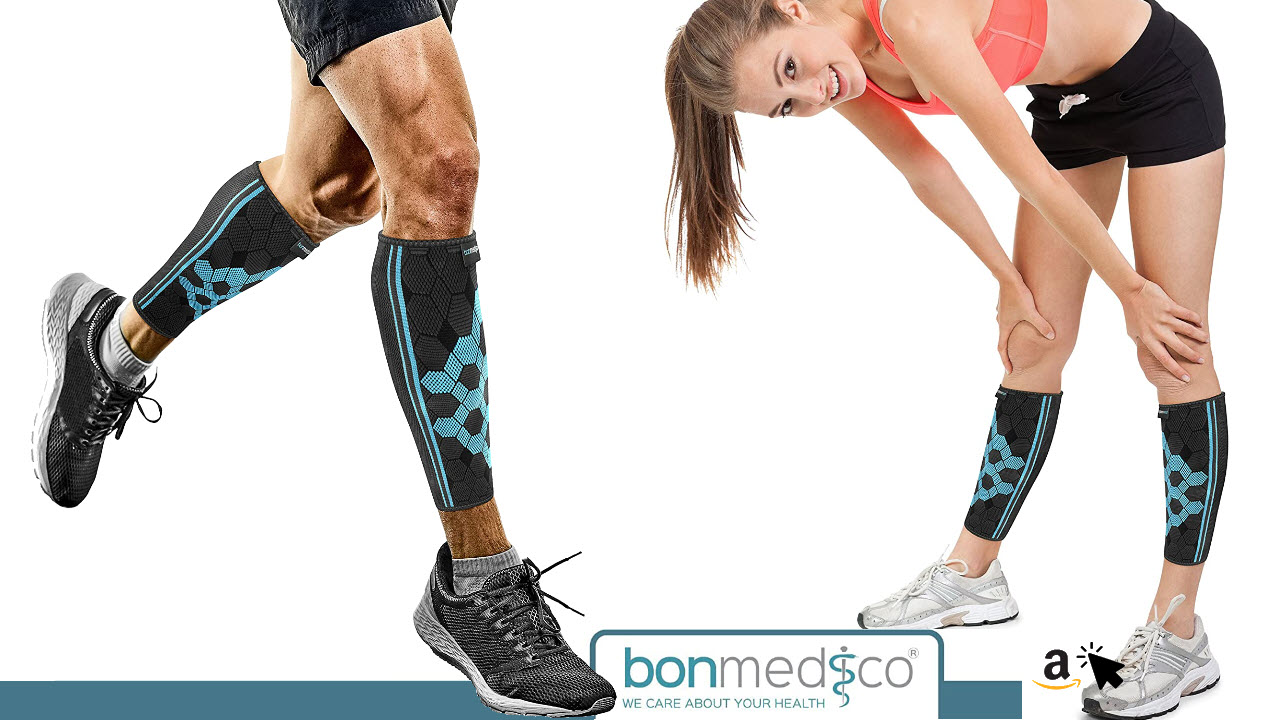 bonmedico Vido Kompressions-Wadenbandage zur Entlastung, Stabilisierung der Wade