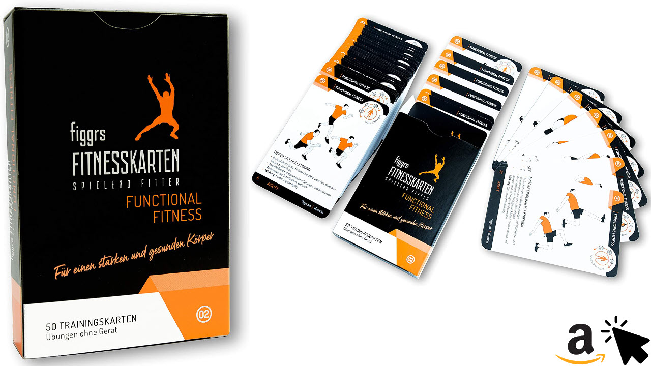 figgrs Trainingskarten Functional Fitness - 50 Bodyweight Übungen